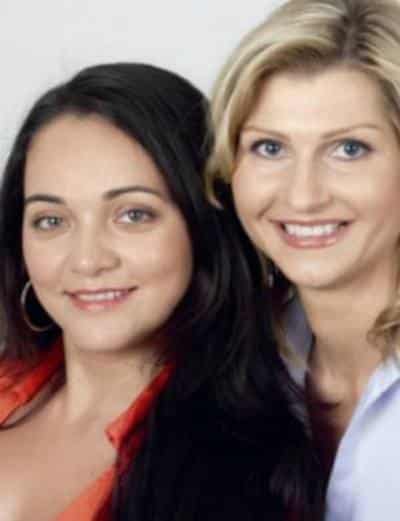 Glaucia Nüchel und Ewa Niewiadomska, Team Kosmetik und Ästhetik