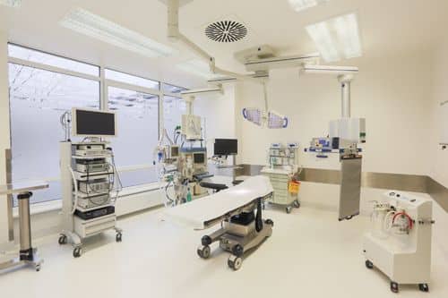 Einblick in den OP-Saal des ambulanten Operationszentrums in Mönchengladbach