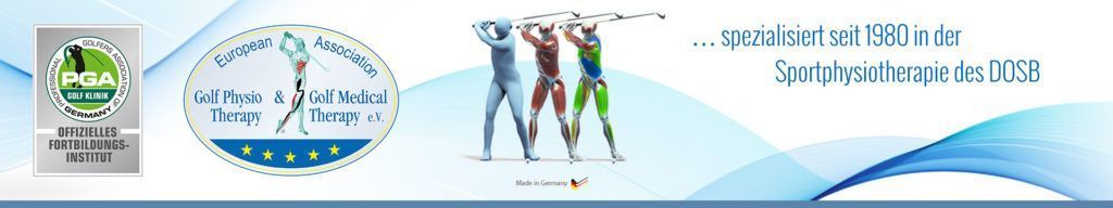 Mitglied in der European Association Golf Physio Therapy & Golf Medical Therapy e.V. - spezialisiert seit 1980 in der Sportphysiotherapie des DOSB