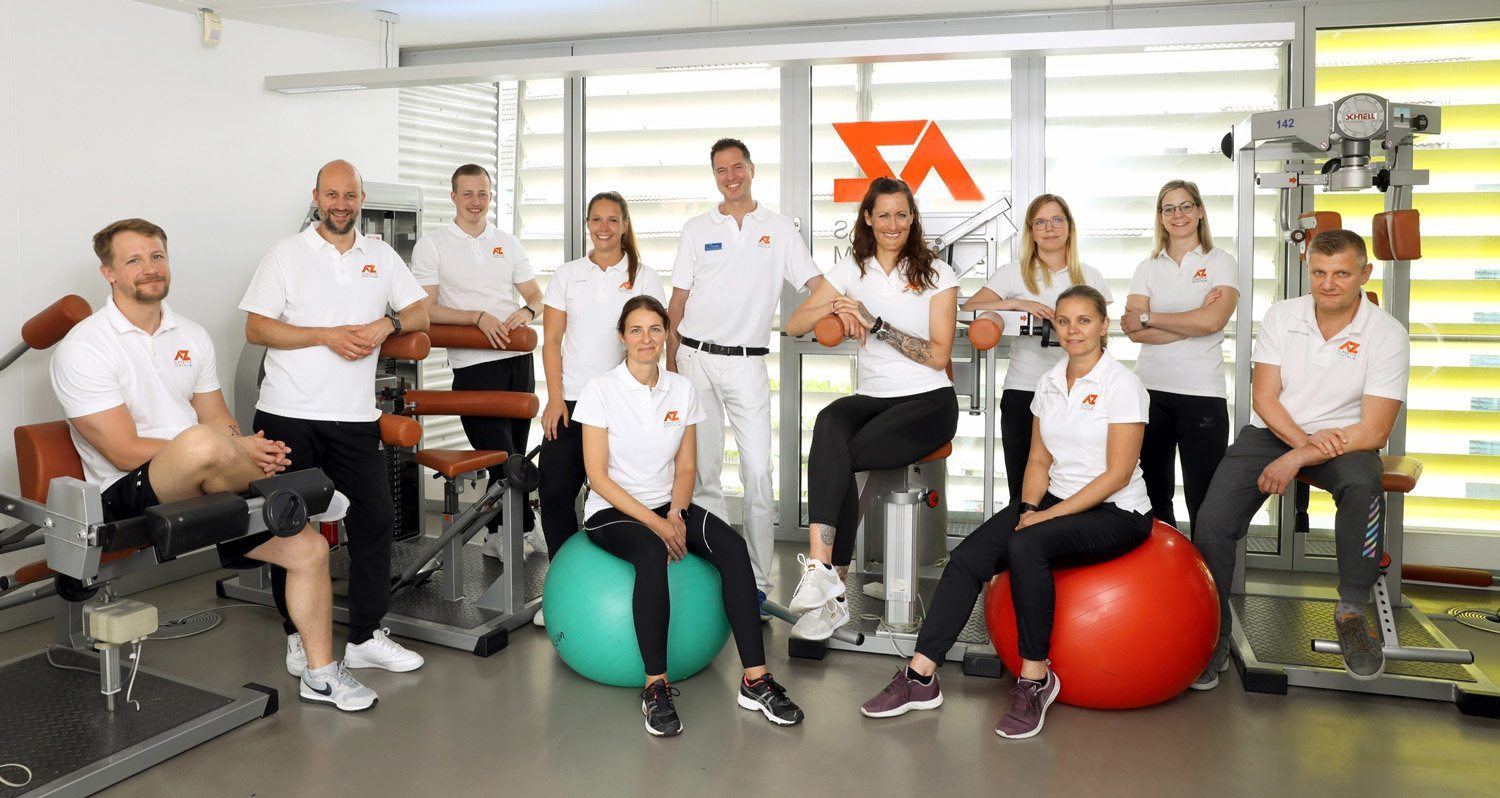 Das Team der Physiotherapie ALBERTUS ZENTRUM in Mönchengladbach
